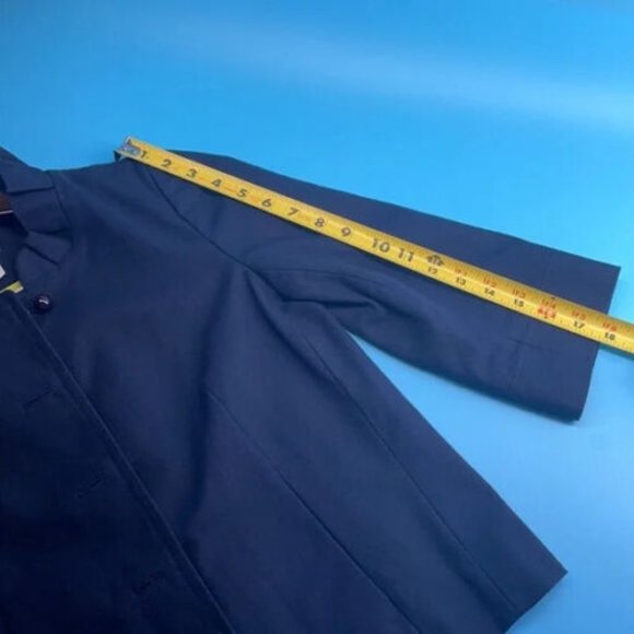 J. Crew Women’s Navy Blue Long Sleeve Front Button Jacket Size 0 - Picture 8 of 9